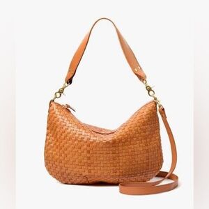 Like New Clare V. Moyen Messenger Bag Natural